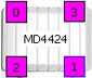 2.4GHz version of MD4454-AAAA